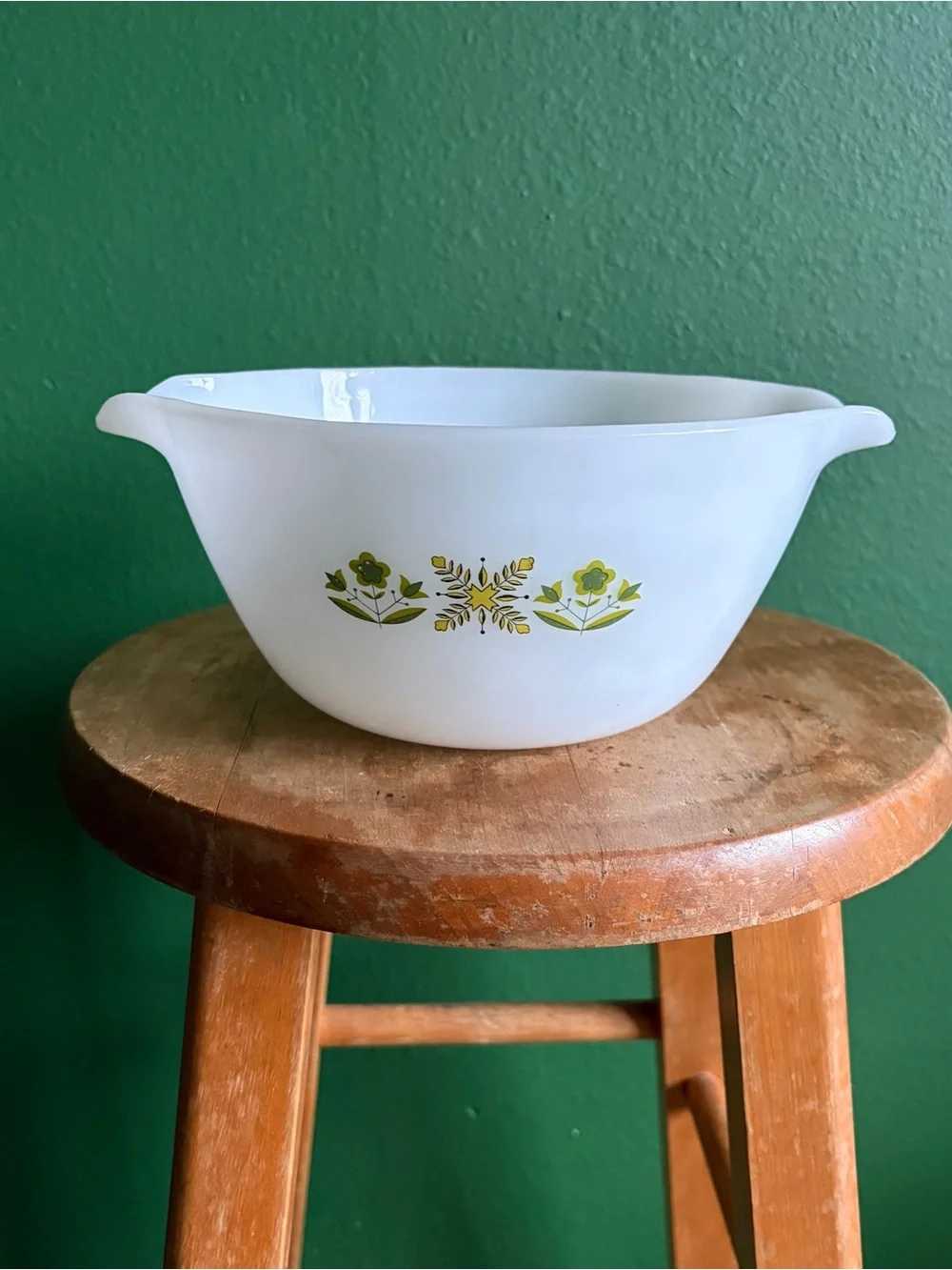 Vintage Anchor Hocking Fire-King Meadow Green mixing bowl